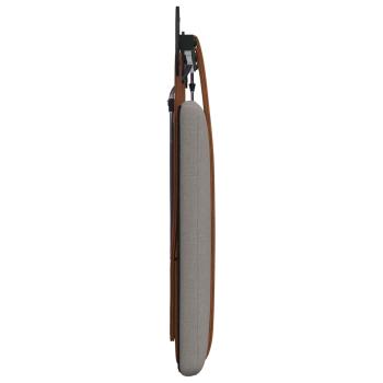 Hängendes Kopfteil Mit LED Licht Taupe Antikes PU