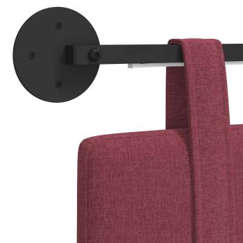 Hängendes Kopfteil Mit LED Licht Weinrot Stoff