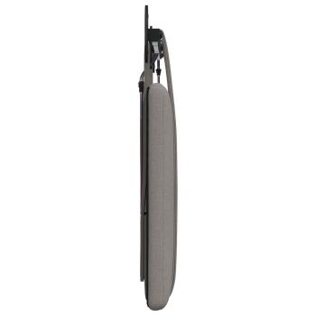 Hängendes Kopfteil Mit LED Licht Taupe Stoff