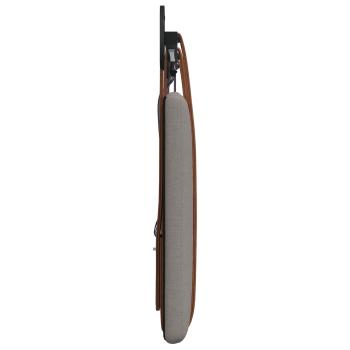 Hängendes Kopfteil Mit LED Licht Taupe Antikes PU