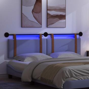 Hängendes Kopfteil Mit LED Licht Jeans blau Antikes PU