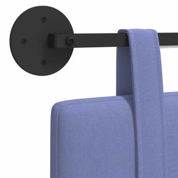 Hängendes Kopfteil Mit LED Licht Jeans blau Stoff