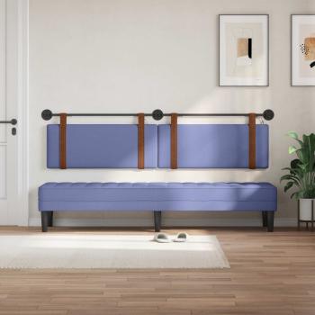 Hängendes Kopfteil Mit LED Licht Jeans blau Antikes PU