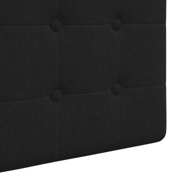 Hängendes Kopfteil Mit LED Licht Schwarz Stoff