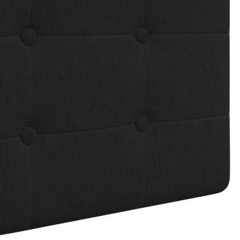 Hängendes Kopfteil Mit LED Licht Schwarz Stoff