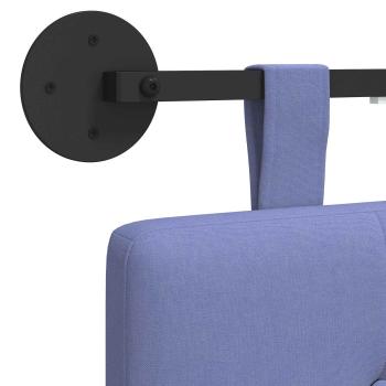Hängendes Kopfteil Mit LED Licht Jeans blau Stoff