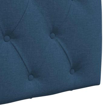 Hängendes Kopfteil Mit LED Licht Blau Stoff