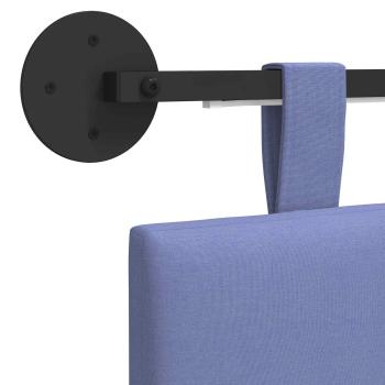 Hängendes Kopfteil Mit LED Licht Jeans blau Stoff