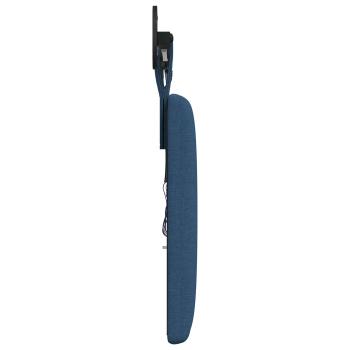 Hängendes Kopfteil Mit LED Licht Blau Stoff