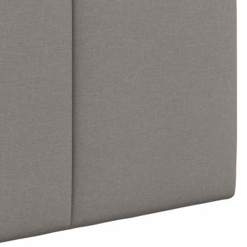 Hängendes Kopfteil Mit LED Licht Taupe Stoff