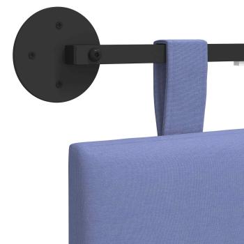 Hängendes Kopfteil Mit LED Licht Jeans blau Stoff