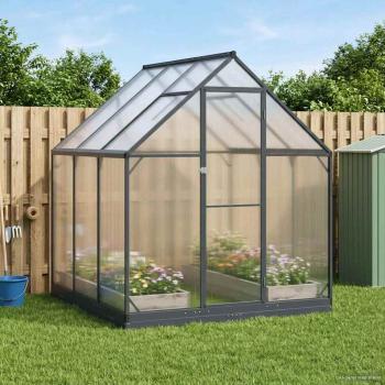ARDEBO.de - Garten Gewächshaus 183,5 x 183,5 x 207 cm
