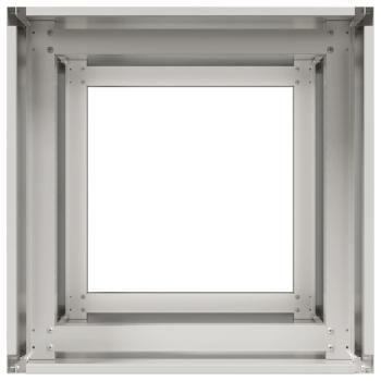 Pflanzkübel 40x40x80 cm Edelstahl