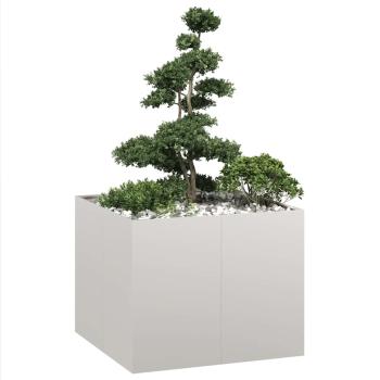 ARDEBO.de - Pflanzkübel 100x100x80 cm Edelstahl