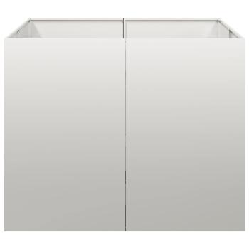 Pflanzkübel 100x100x80 cm Edelstahl