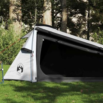 ARDEBO.de - Tunnel-Campingzelt 2 Personen Weiß Dunkel Wasserdicht