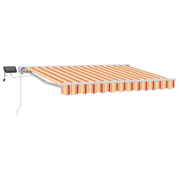 Manueller Markisenrahmen mit LEDs 3 x 2,5 m