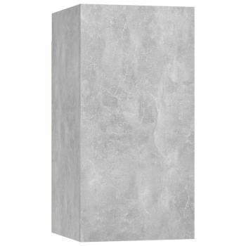 9-tlg. TV-Schrank-Set Betongrau Holzwerkstoff