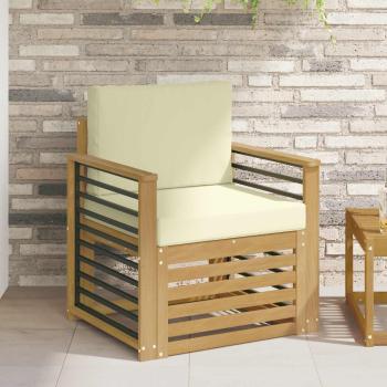 ARDEBO.de - Outdoor-Sofagarnitur Polyester Weiß