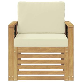 Outdoor-Sofagarnitur Polyester Weiß