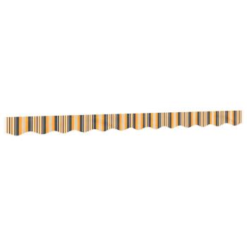 Markisenvolant Gelb und Grau Gestreift 300 cm