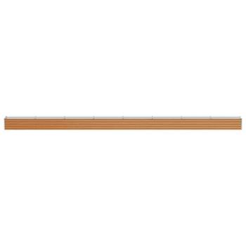 Hochbeet Hellbraun 775 x 50 x 36 cm Verzinkter Stahl