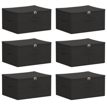 Aufbewahrungsbox 6 stk. Vliesstoff 43 x 34 x 23 cm 33,6 L