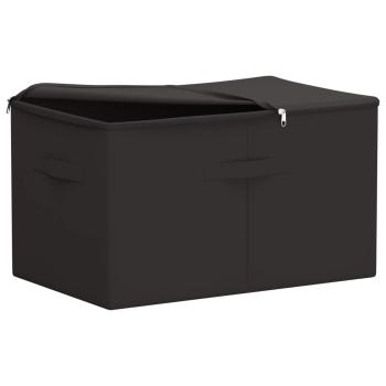 Aufbewahrungsbox Vliesstoff 60 x 43 x 35 cm 90,3 L Anthrazit