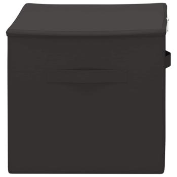 Aufbewahrungsbox Vliesstoff 60 x 43 x 35 cm 90,3 L Anthrazit