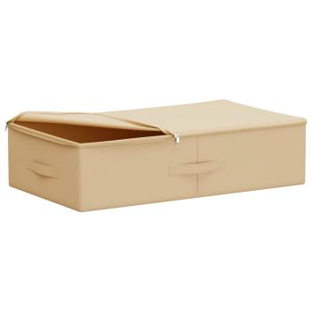 Aufbewahrungsbox 6 stk. Vliesstoff 70 x 40 x 18 cm 50,4 L Creme