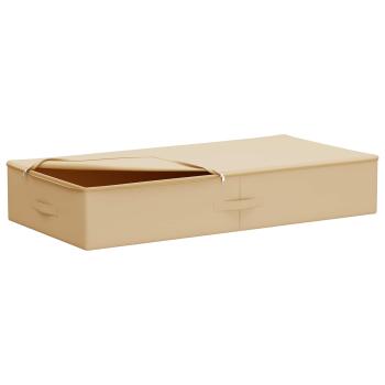 Aufbewahrungsbox Vliesstoff 100 x 50 x 18 cm 90 l Creme
