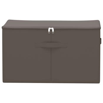 Aufbewahrungsbox 6 stk. Vliesstoff 60 x 43 x 35 cm 90,3 L Grau