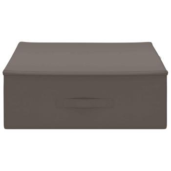 Aufbewahrungsbox 2 stk. Vliesstoff 90 x 48 x 15 cm 64,8 L Grau