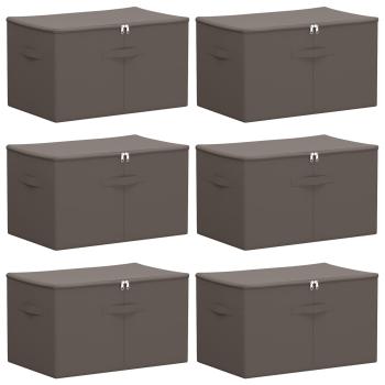 Aufbewahrungsbox mit transparentem Seitenfenster 6 stk. 61,6 L