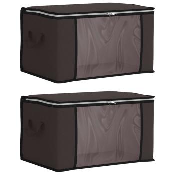Aufbewahrungsbox mit transparentem Seitenfenster 2 stk. 90,3 L