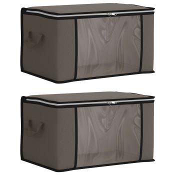 Aufbewahrungsbox mit transparentem Seitenfenster 2 stk. 90,3 L
