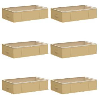 Aufbewahrungsbox mit transparentem Oberfenster 6 stk. 50,4 L
