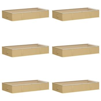 Aufbewahrungsbox mit transparentem Oberfenster 6 stk. 90 l