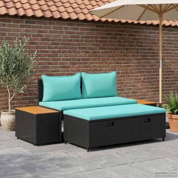 Outdoor-Sofagarnitur 4 -Seater 4 stk. 55 x 30 x 39 cm
