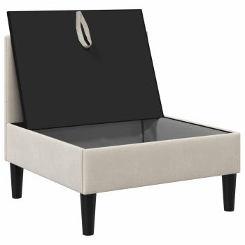 Mittelsofa mit Stauraum Hafer Samt