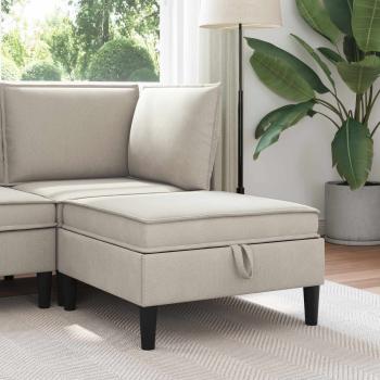 ARDEBO.de - Sofa-Hocker mit Stauraum Hafer Samt