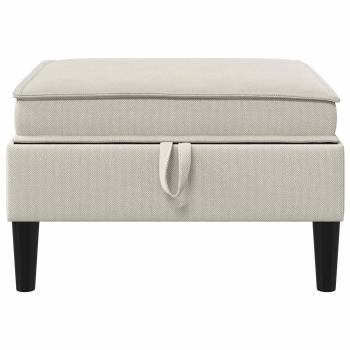 Sofa-Hocker mit Stauraum Hafer Samt