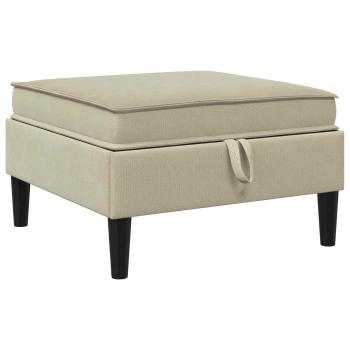 Sofa-Hocker mit Stauraum Sand Samt