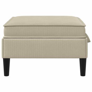 Sofa-Hocker mit Stauraum Sand Samt