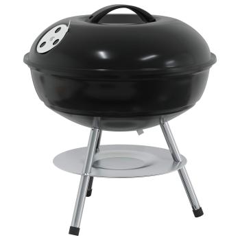 Holzkohlegrill 36,5 x 36,5 x 40 cm Schwarz