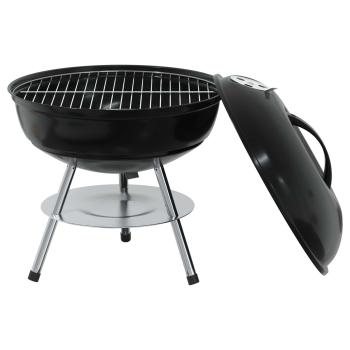 Holzkohlegrill 36,5 x 36,5 x 40 cm Schwarz