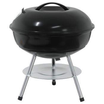 Holzkohlegrill 36,5 x 36,5 x 40 cm Schwarz