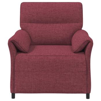1-Sitzer Sofa Weinrot 88 x 83 x 95 cm Stoff