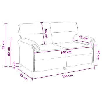 Sofa 100% Polyester, Metallrahmen, MDF, Sperrholz