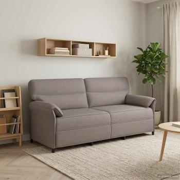 ARDEBO.de - 3-Sitzer-Sofa Taupe 198 x 83 x 95 cm